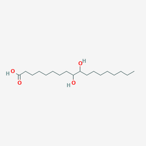 molecular formula C18H36O4 B089717 9,10-Dihydroxystearic acid CAS No. 120-87-6