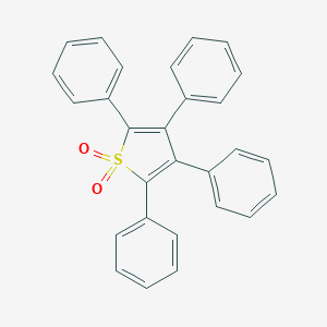 molecular formula C28H20O2S B089718 2,3,4,5-Tetraphenylthiophene 1,1-dioxide CAS No. 1059-75-2