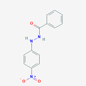 molecular formula C13H11N3O3 B089723 N'-(4-nitrophenyl)benzohydrazide CAS No. 1088-95-5