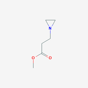 B089729 Methyl 3-(1-aziridinyl)propionate CAS No. 1073-77-4