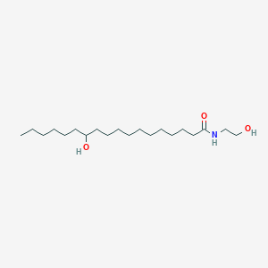 molecular formula C20H41NO3 B089733 Octadecanamide, 12-hydroxy-N-(2-hydroxyethyl)- CAS No. 106-15-0