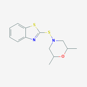 B089735 4-(Benzothiazol-2-ylthio)-2,6-dimethylmorpholine CAS No. 102-78-3