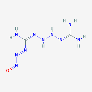 B089745 1-Tetrazene-1-carboximidic acid, 4-(aminoiminomethyl)-, 2-nitrosohydrazide CAS No. 109-27-3