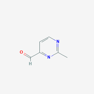 molecular formula C6H6N2O B089756 2-甲基嘧啶-4-甲醛 CAS No. 1004-17-7