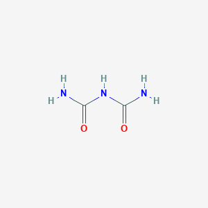 molecular formula C2H5N3O2 B089757 Biuret CAS No. 108-19-0