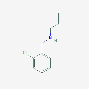 molecular formula C10H12ClN B008976 N-[(2-chlorophenyl)methyl]prop-2-en-1-amine CAS No. 103754-08-1