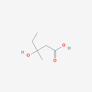 B089769 3-Hydroxy-3-methylpentanoic acid CAS No. 150-96-9