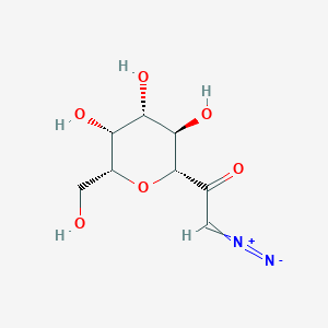 molecular formula C8H12N2O6 B008977 Diazomethylgalactopyranosyl ketone CAS No. 108672-06-6