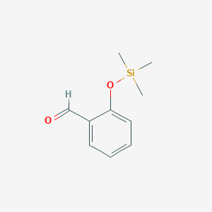 molecular formula C10H14O2Si B089783 2-(TRIMETHYLSILOXY)BENZALDEHYDE CAS No. 1078-31-5