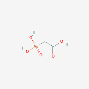 molecular formula C2H5AsO5 B089784 Arsonoacetic acid CAS No. 107-38-0