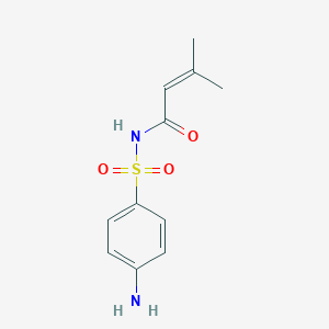 molecular formula C11H14N2O3S B089815 Sulfadicramide CAS No. 115-68-4