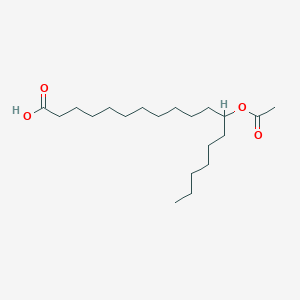 molecular formula C20H38O4 B089821 12-乙酰氧基硬脂酸 CAS No. 1069-92-7