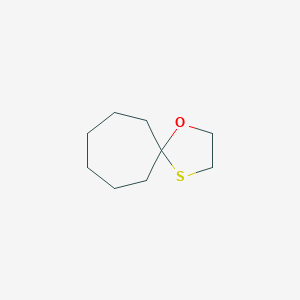 molecular formula C9H16OS B089824 1-Oxa-4-thiaspiro[4.6]undecane CAS No. 184-31-6