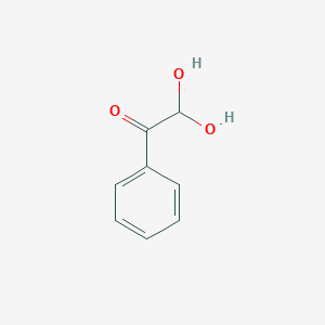 molecular formula C8H8O3 B089843 2,2-Dihydroxy-1-phenylethanone CAS No. 1075-06-5