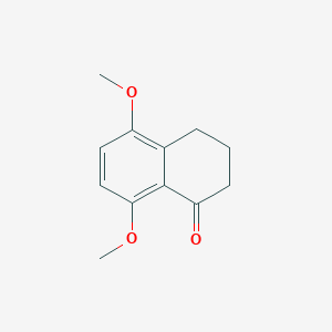molecular formula C12H14O3 B089848 3,4-Dihydro-5,8-dimethoxynaphthalen-1(2H)-one CAS No. 1015-55-0
