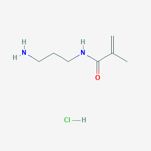 molecular formula C7H15ClN2O B008985 N-(3-Aminopropyl)methacrylamide hydrochloride CAS No. 72607-53-5