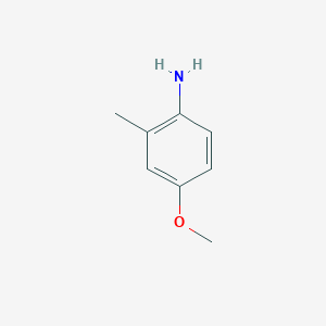 molecular formula C8H11NO B089876 4-Methoxy-2-methylaniline CAS No. 102-50-1