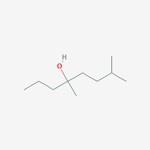 molecular formula C10H22O B008989 4,7-二甲基辛醇-4 CAS No. 19781-13-6