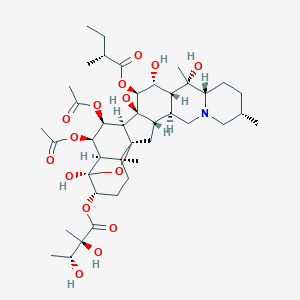 molecular formula C41H63NO15 B089895 protoveratrine B CAS No. 124-97-0