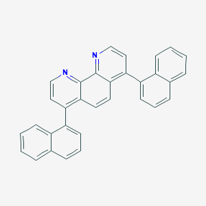 molecular formula C32H20N2 B089907 4,7-Di(naphthalen-1-yl)-1,10-phenanthroline CAS No. 1215007-80-9