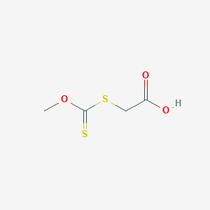 [(Methoxythioxomethyl)thio]acetic acid