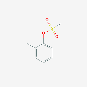 molecular formula C8H10O3S B089942 Methanesulfonic acid, 2-methylphenyl ester CAS No. 1009-01-4