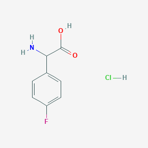 2-Amino-2-(4-fluorophenyl)acetic acid hydrochloride