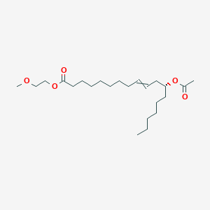 molecular formula C23H42O5 B089952 2-Methoxyethyl acetyl ricinoleate CAS No. 140-05-6