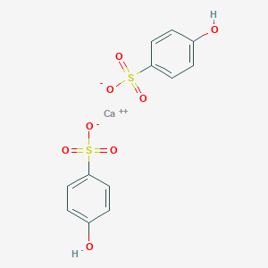 molecular formula C12H10CaO8S2 B089954 Calcium phenolsulfonate CAS No. 127-83-3