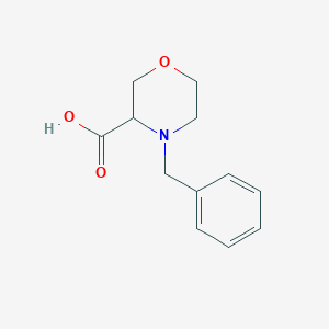 molecular formula C12H15NO3 B089960 4-苄基吗啉-3-羧酸 CAS No. 1219426-63-7