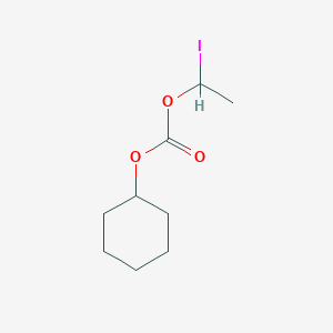 molecular formula C9H15IO3 B008999 1-Iodoethyl cyclohexyl carbonate CAS No. 102672-57-1