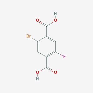 molecular formula C8H4BrFO4 B089992 2-Bromo-5-fluoroterephthalic acid CAS No. 1245807-64-0