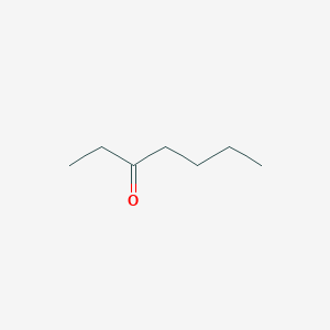 molecular formula C7H14O<br>CH3(CH2)3COCH2CH3<br>C7H14O B090015 3-Heptanone CAS No. 106-35-4