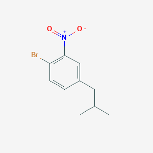 molecular formula C10H12BrNO2 B090021 1-Bromo-4-isobutyl-2-nitrobenzene CAS No. 1242336-57-7