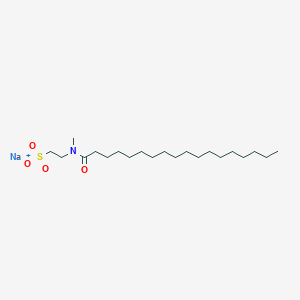 molecular formula C21H43NNaO4S B090075 Sodium 2-[methyl(1-oxooctadecyl)amino]ethanesulphonate CAS No. 149-39-3