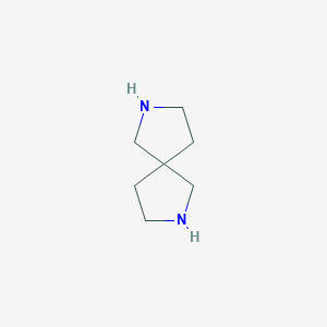 molecular formula C7H14N2 B090081 2,7-Diazaspiro[4.4]nonane CAS No. 175-96-2