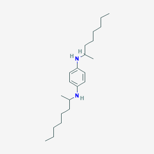 molecular formula C22H40N2 B090115 N,N'-Bis(1-methylheptyl)-p-phenylenediamine CAS No. 103-96-8