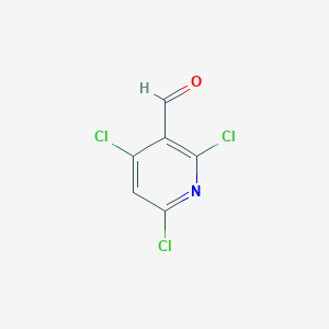 molecular formula C6H2Cl3NO B090142 2,4,6-Trichloronicotinaldehyde CAS No. 1261269-66-2