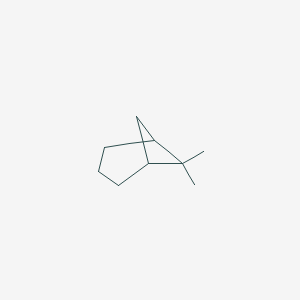 molecular formula C9H16 B090143 6,6-Dimethylbicyclo[3.1.1]heptane CAS No. 127-92-4