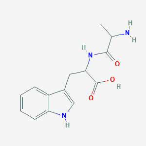 molecular formula C14H17N3O3 B090144 Alanyltryptophan CAS No. 16305-75-2
