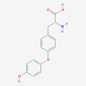 molecular formula C15H15NO4 B090148 DL-THYRONINE CAS No. 1034-10-2