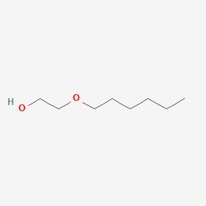molecular formula C8H18O2<br>C6H13OCH2CH2OH<br>C8H18O2 B090154 2-(Hexyloxy)ethanol CAS No. 112-25-4