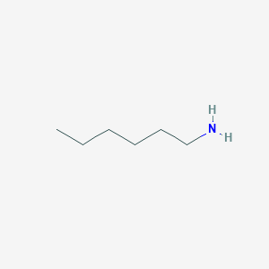 molecular formula C6H15N<br>CH3(CH2)5NH2<br>C6H15N B090201 Hexylamine CAS No. 111-26-2