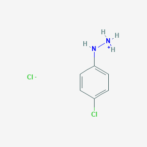 molecular formula C6H8Cl2N2 B090207 4-Chlorophenylhydrazine hydrochloride CAS No. 1073-70-7