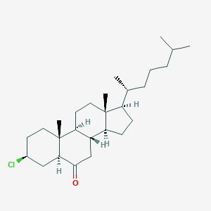 5alpha-Cholestan-6-one, 3beta-chloro-