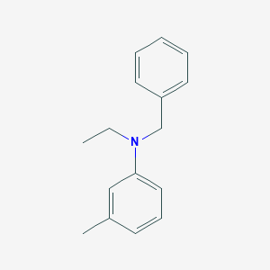 molecular formula C16H19N B090250 N-Benzyl-N-ethyl-m-toluidine CAS No. 119-94-8