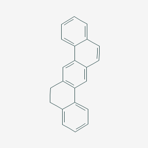 molecular formula C22H16 B090257 5,6-Dihydrodibenzanthracene CAS No. 153-34-4