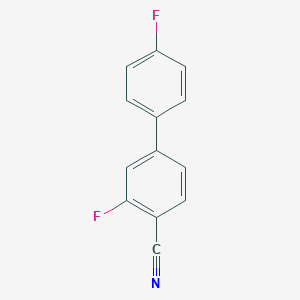 molecular formula C13H7F2N B090287 2-Fluoro-4-(4-fluorophenyl)benzonitrile CAS No. 1214332-40-7