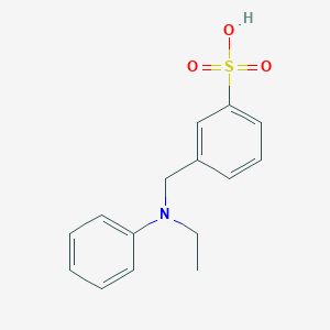3-((Ethylphenylamino)methyl)benzenesulfonic acid