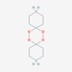 molecular formula C12H20O4 B090359 7,8,15,16-Tetraoxadispiro[5.2.5.2]hexadecane CAS No. 183-84-6